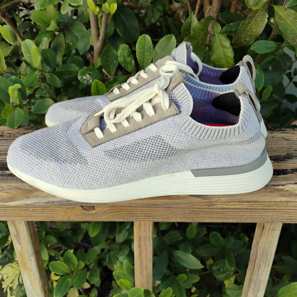 Wolf & Shepherd Mens Size 10 SupremeKnit Trainer Athletic Shoes Dusty Blue/gray